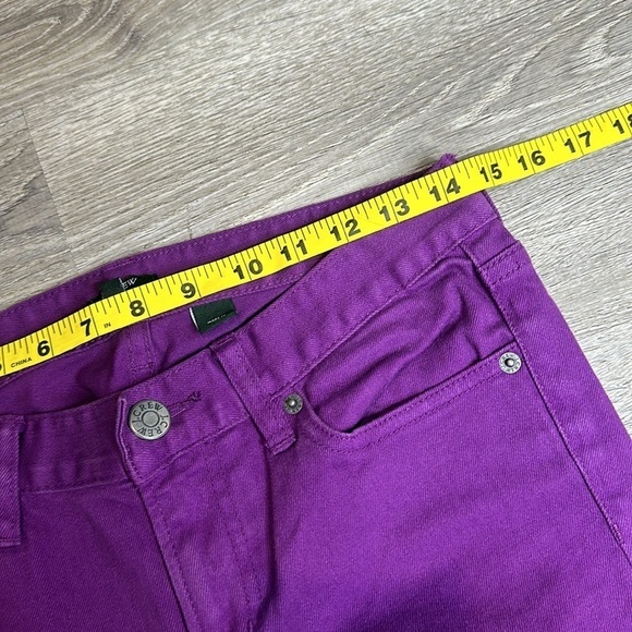 NEW J.Crew Women’s Purple Toothpick Low-Rise Skinny Jeans Sz 26 - Picture 7 of 11